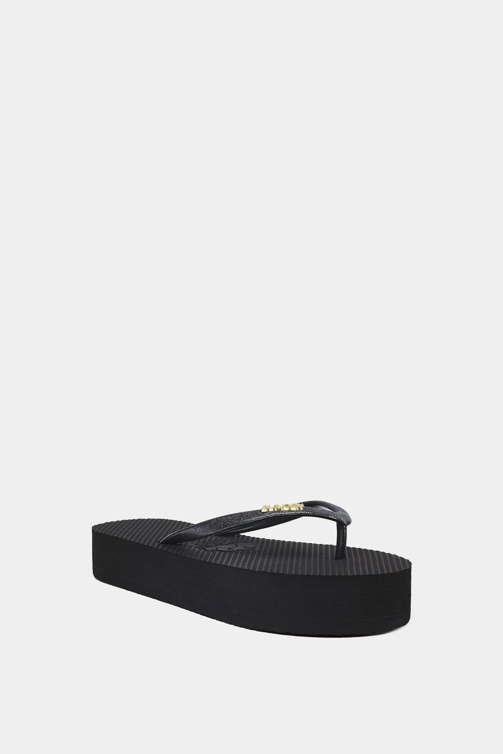 Sundek Flip-Flops With Glitter And High Sole