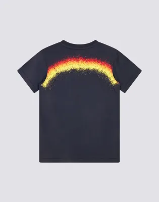 Short Sleeve T-Shirt With Rainbow Spray Effect