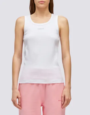 Sundek Ribbed Tank Top With Embroidered Logo