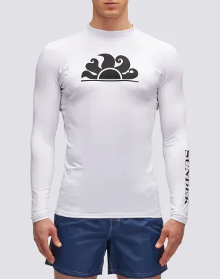 Long Sleeve Rashguard White 01