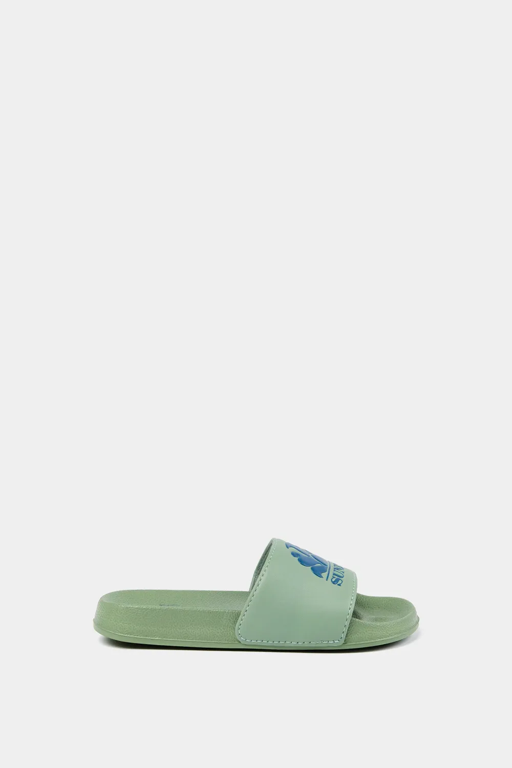 Costa Mini Band Slippers Green Dust 01