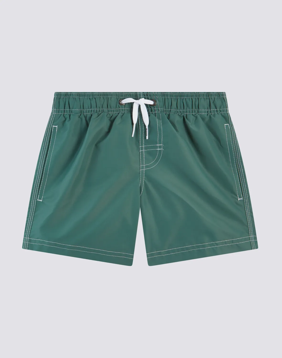 Iconic Taffeta Elasticated Short Waist Camo Green