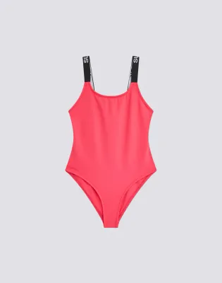 Sundek Girls Pitaya One-Piece Swimsuit with Logoed Straps