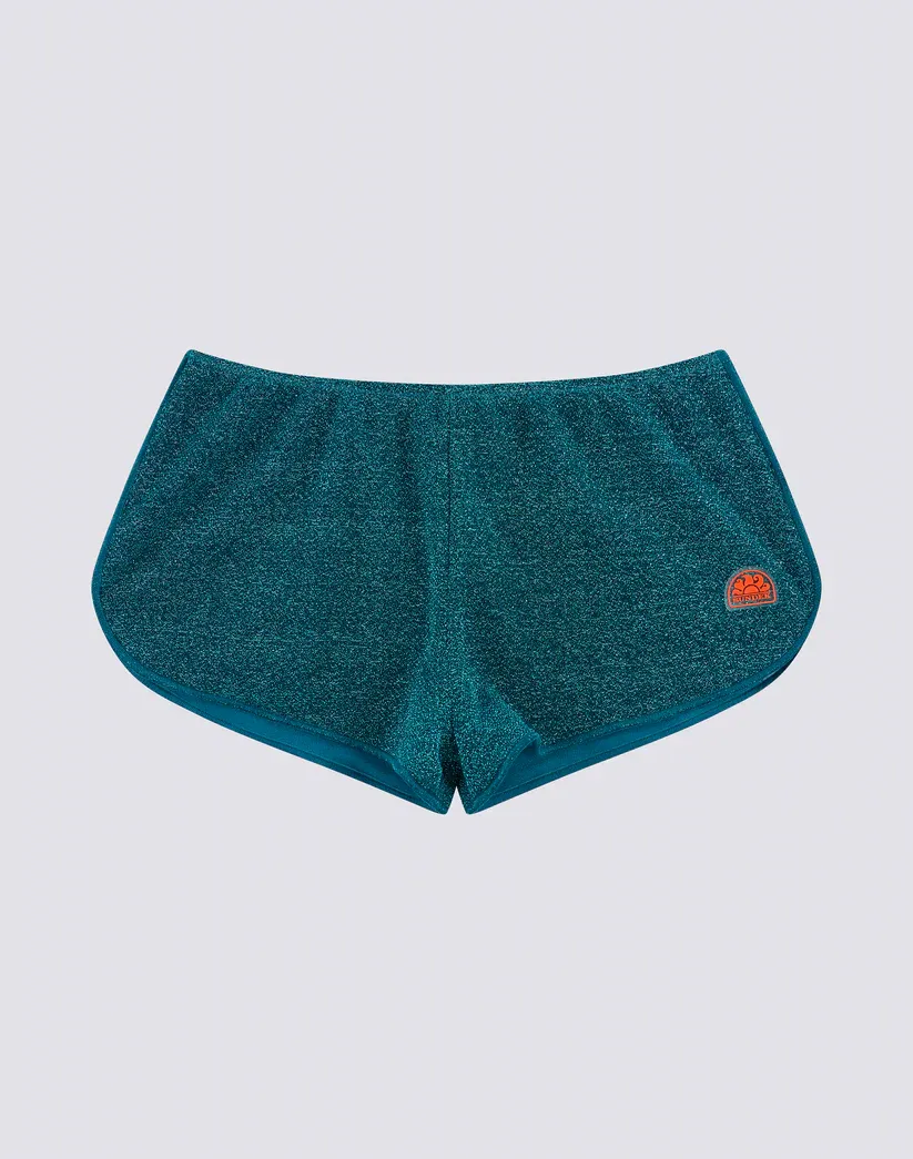 Sundek Girls Bilberry Mini Lulin Lurex Short Beach Shorts