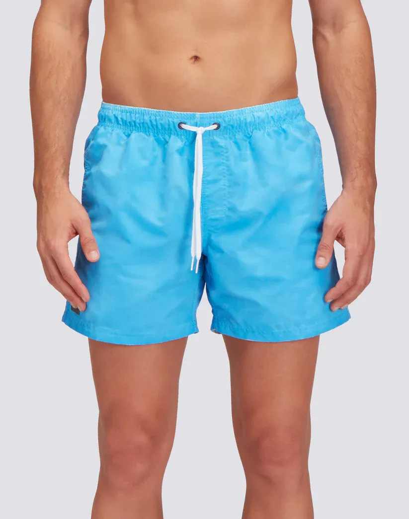 Sundek Men Twitter Swimshorts Elastic Waist Iconic Taffeta Goldenwave
