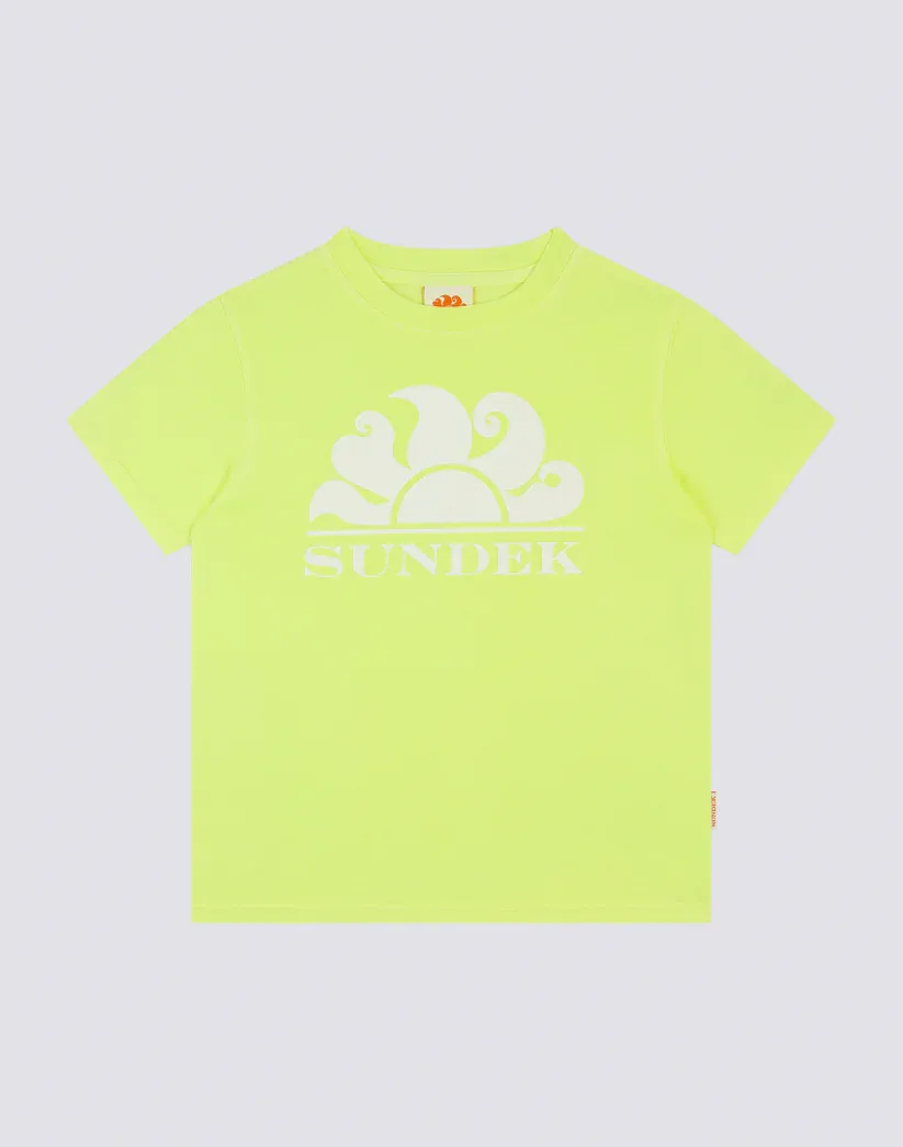 Sundek Boys Short Sleeve T-Shirt in Overdyed Cotton