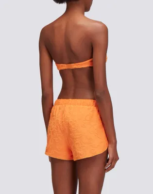 Sundek Women Lulo Jacquard Terry Shorts with SK23 Pattern