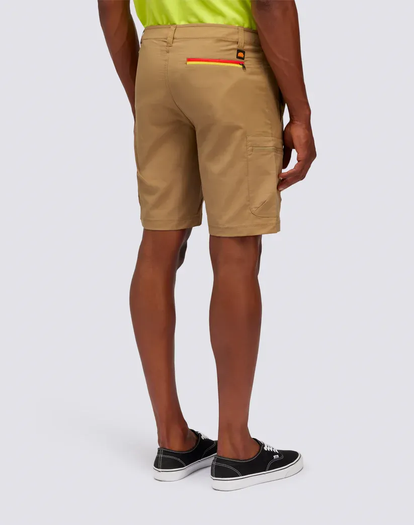 Sundek Men Khaki Quick-Dry Cargo Shorts
