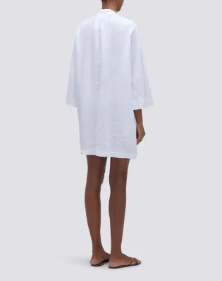 Sundek Women White Short Linen Dress