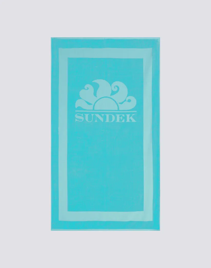 Sundek Jacquard Towel Blue Java
