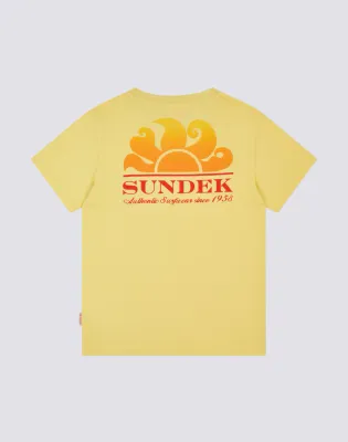 Sundek Boys Sorbet Mini New Herbert T-Shirt with Shaded Logo