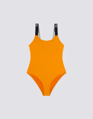 Sundek Girls Lulo One-Piece Swimsuit with Logoed Straps