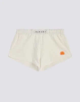 Sundek Girls Mini White Hayworth Terry Short Suit