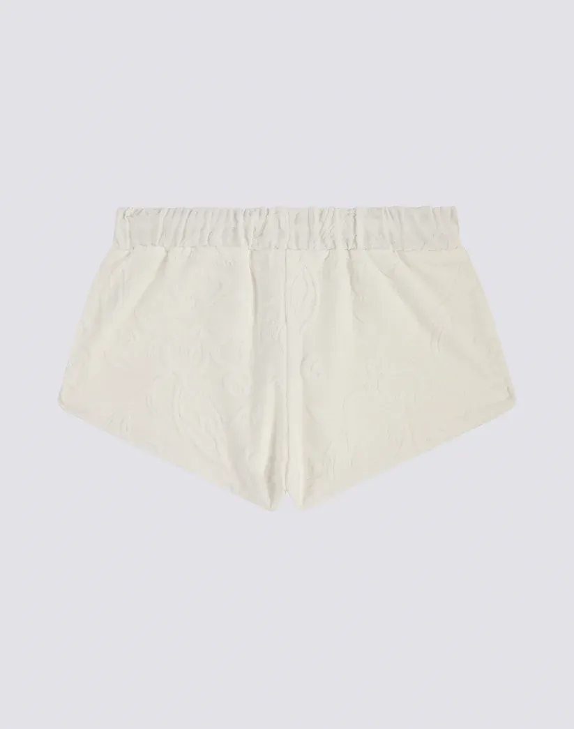 Sundek Girls Mini White Hayworth Terry Short Suit
