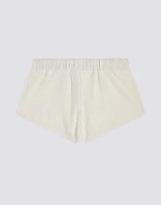 Sundek Girls Mini White Hayworth Terry Short Suit