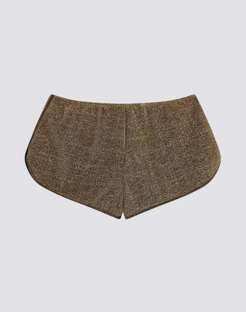 Sundek Girls Bronze Mini Lulin Lurex Short Beach Shorts