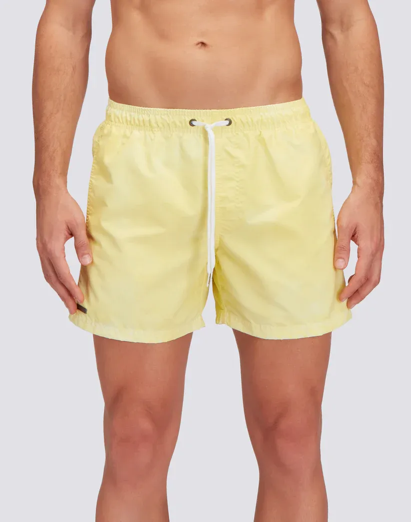 Sundek Men Sorbet Swimshorts Elastic Waist Iconic Taffeta Goldenwave