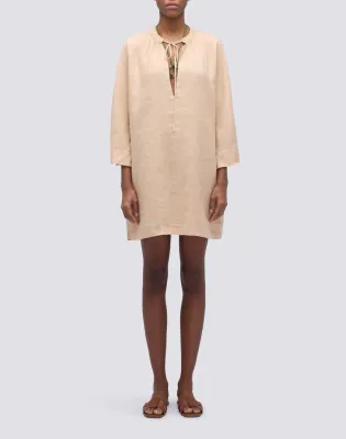 Sundek Women Durian Short Linen Dress