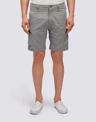Sundek Men Gray Quick-Dry Cargo Shorts
