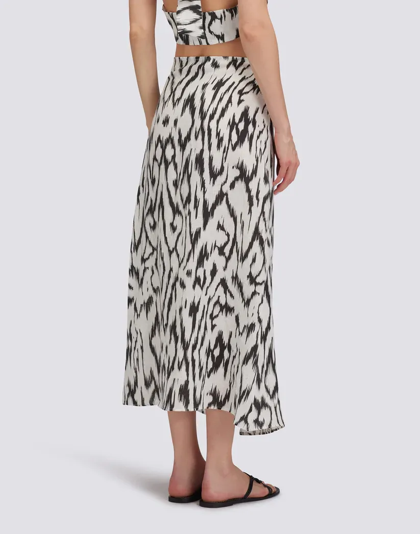 Sundek Women Long Linen Skirt