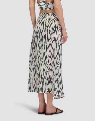 Sundek Women Long Linen Skirt