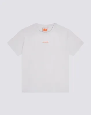 Sundek Boys White T-Shirt with Big Palm Print