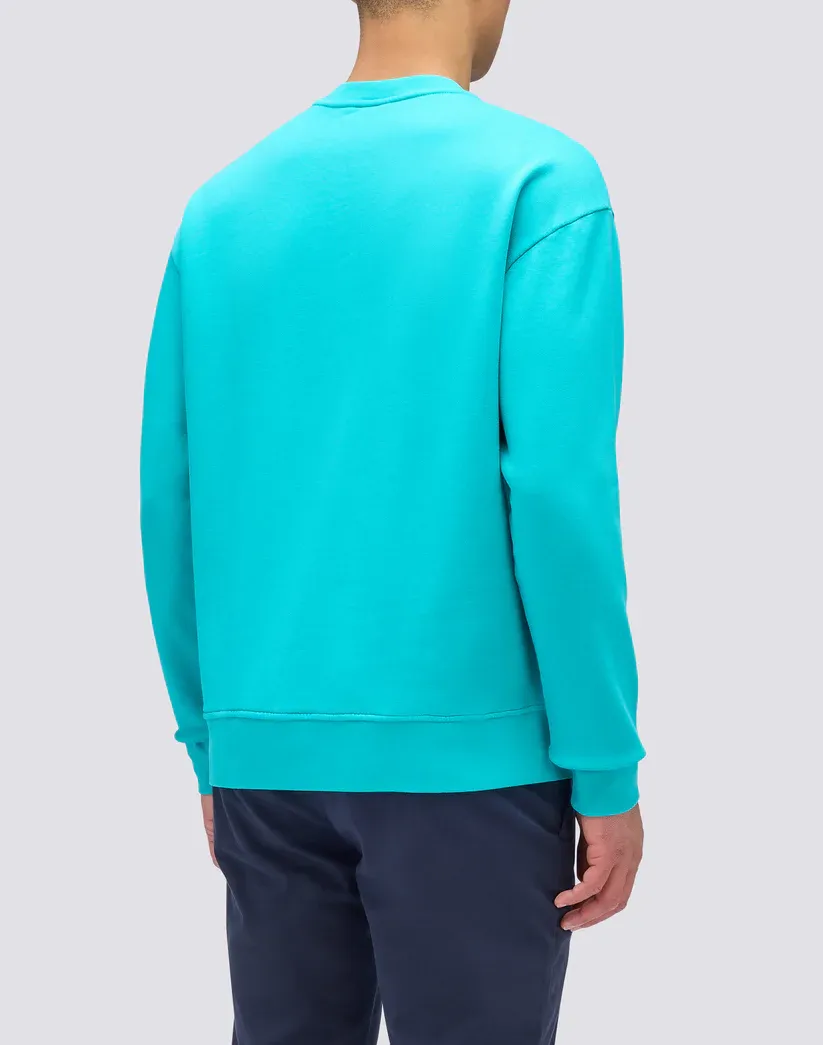 Sundek Men Sea Breeze Crewneck Sweatshirt with Embroidered Logo