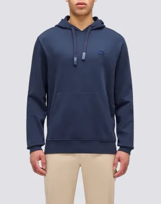 Sundek Men Navy Kangaroo Pocket Hoodie