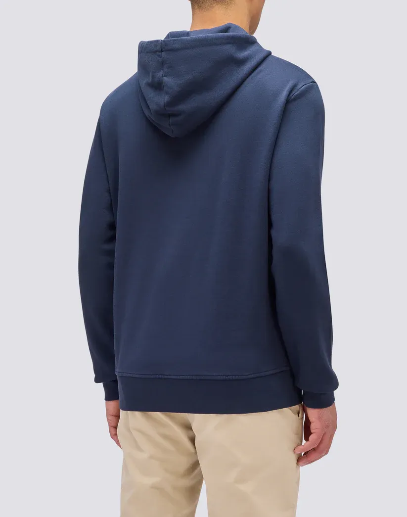 Sundek Men Navy Kangaroo Pocket Hoodie