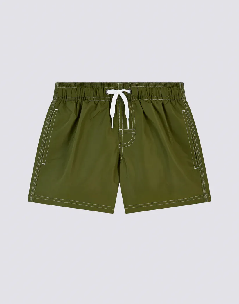 Sundek Boys Dino Swimshorts Short Elasticated Waist Iconic Taffeta