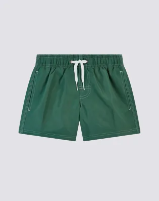 Sundek Boys Camo Green Swimshorts Short Elasticated Waist Iconic Taffeta