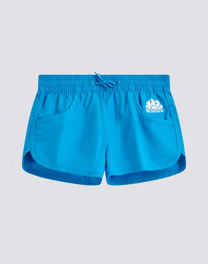Sundek Girls Bilberry Margate Short Swim Shorts in Repreve® Fabric