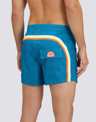 Sundek Men Alisei Iconic Taffeta Fixed Waist Short Swimsuit