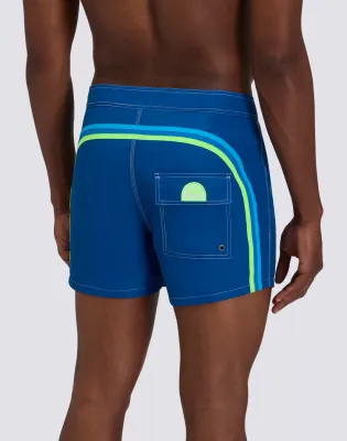 Sundek Men Cosmo Iconic Taffeta Fixed Waist Short Swimsuit