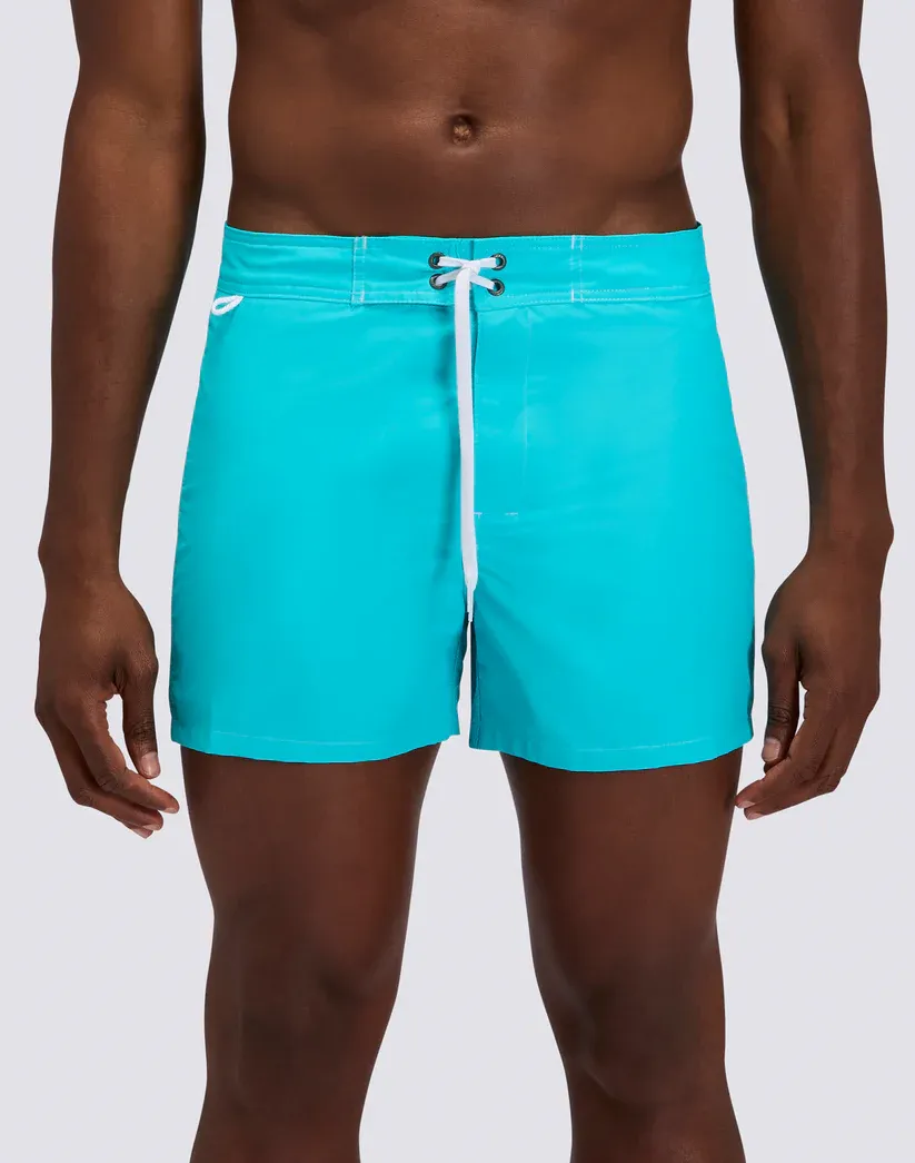 Sundek Men Marine Iconic Taffeta Fixed Waist Short Swimsuit