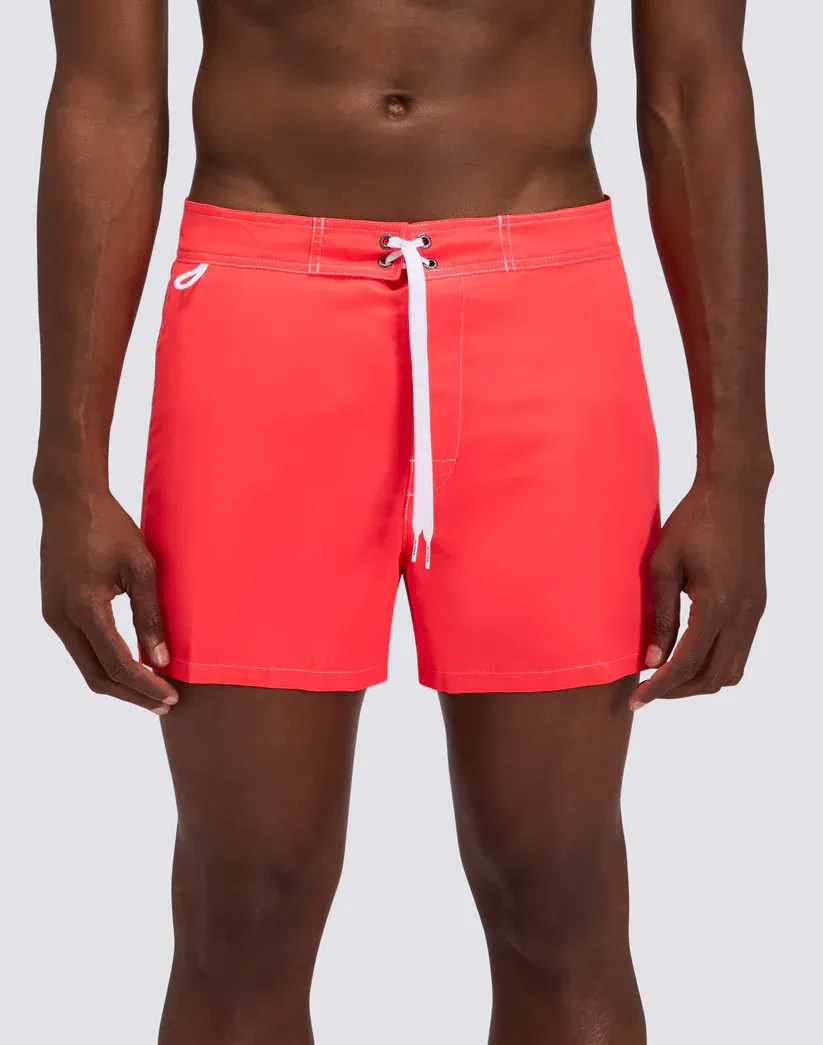 Sundek Men Turbo Iconic Taffeta Fixed Waist Short Swimsuit