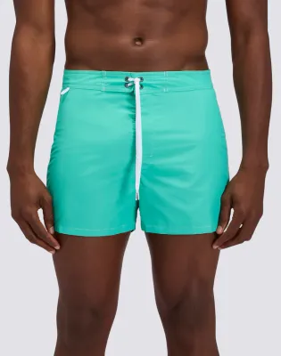 Sundek Men Atoll Iconic Taffeta Fixed Waist Short Swimsuit