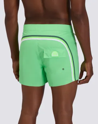 Sundek Men Gloomy Iconic Taffeta Fixed Waist Short Swimsuit