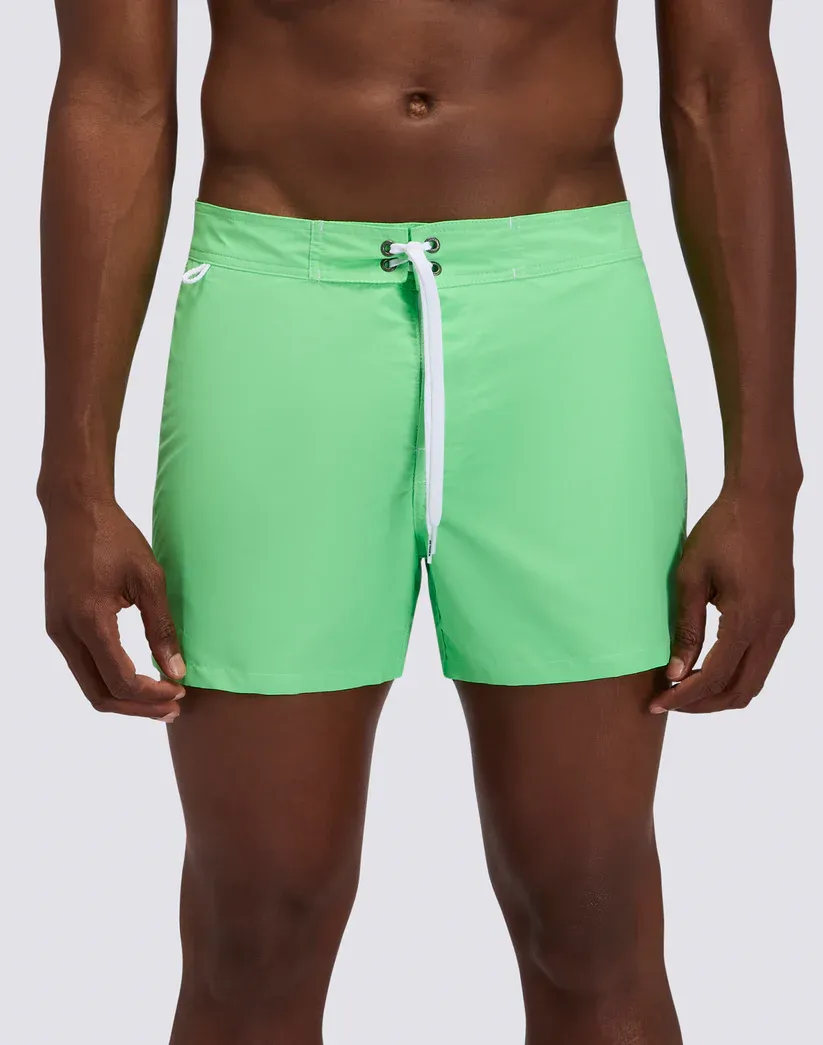 Sundek Men Gloomy Iconic Taffeta Fixed Waist Short Swimsuit