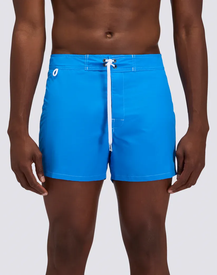 Sundek Men Twitter Iconic Taffeta Fixed Waist Short Swimsuit