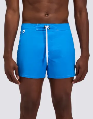 Sundek Men Twitter Iconic Taffeta Fixed Waist Short Swimsuit