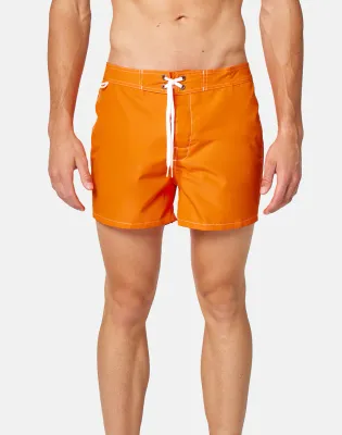 Sundek Men Papaya Short Swim Trunks