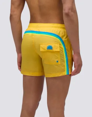 Sundek Men Solar Short Crinkled Swim Shorts with an Elasticated Waistband