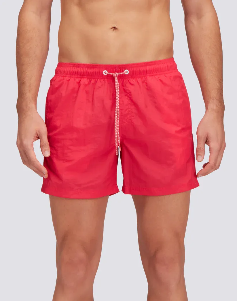 Sundek Men Joy Short Crinkled Swim Shorts with an Elasticated Waistband