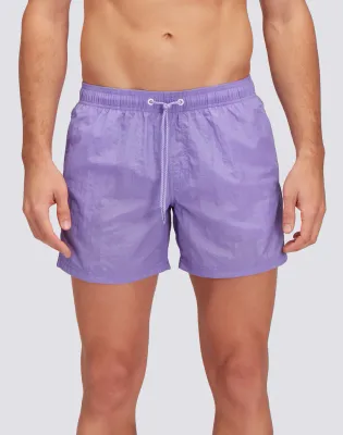 Sundek Men Ube Short Crinkled Swim Shorts with an Elasticated Waistband