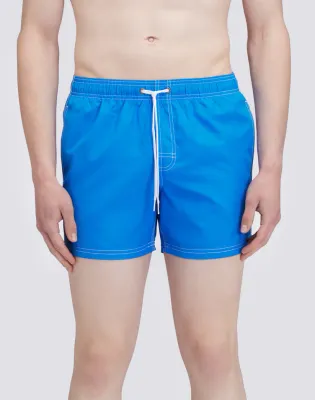 Sundek Men Over Sky Repreve® Recycled Polyester Elasticated Waist Short Swimshorts