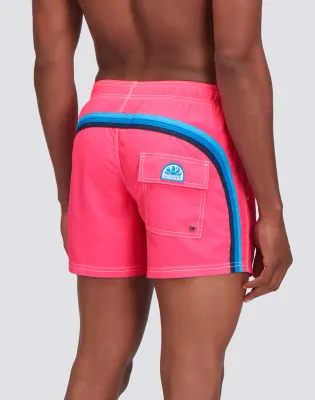 Sundek Men Hippie Repreve® Recycled Polyester Elasticated Waist Short Swimshorts