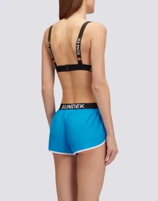 Sundek Women Bilberry Lulin - Short Shorts with Elasticated Waistband