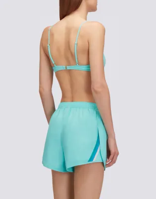 Sundek Women Blue Java Kiana Short Shorts with Repreve® Elasticated Waistband