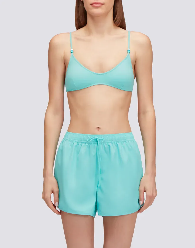 Sundek Women Blue Java Kiana Short Shorts with Repreve® Elasticated Waistband